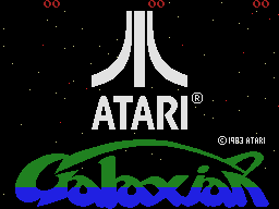 Galaxian title screen for Colecovision
